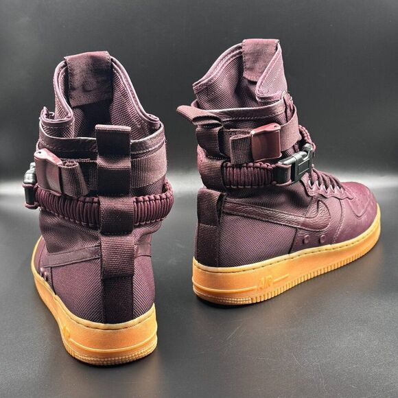 Nike SF Air Force 1 High Deep Burgundy - Picture 2 of 11